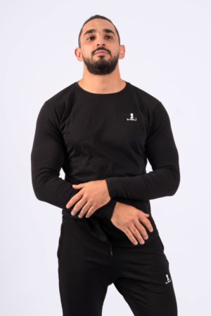 men fitness t-shirt long sleeve stoic