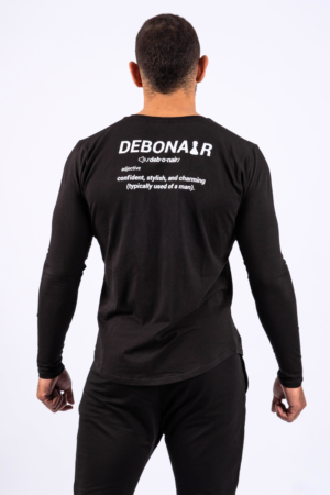 men fitness t-shirt long sleeve debonair.