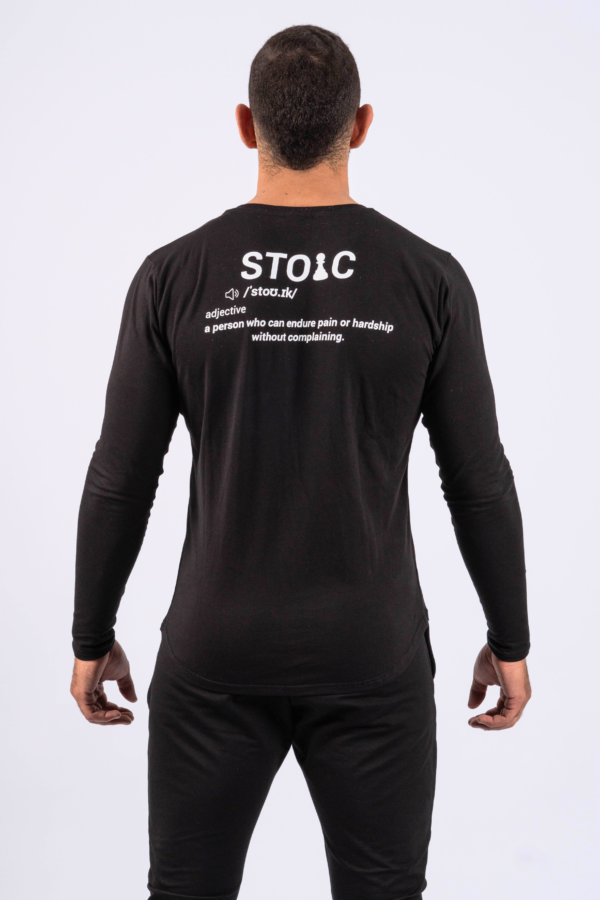 men fitness t-shirt long sleeve stoic