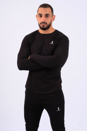 men fitness t-shirt long sleeve stoic.