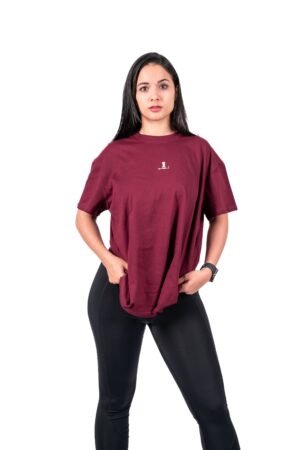 Divergent oversized T-shirt women, t-shirt oversize femme divergent, vetements de sport maroc femme