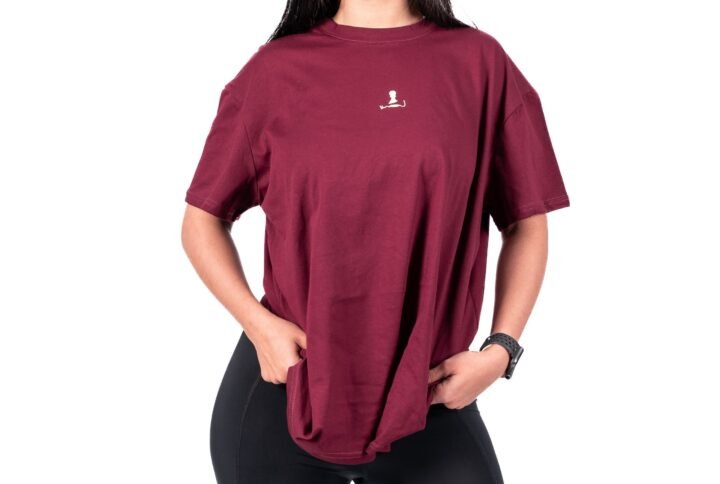 Divergent oversized T-shirt women, t-shirt oversize femme divergent, vetements de sport maroc femme